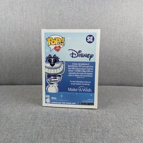 Funko Make-a-Wish Cheshire Cate Metallic Pop! Vinyl Figure - Picture 5 of 8